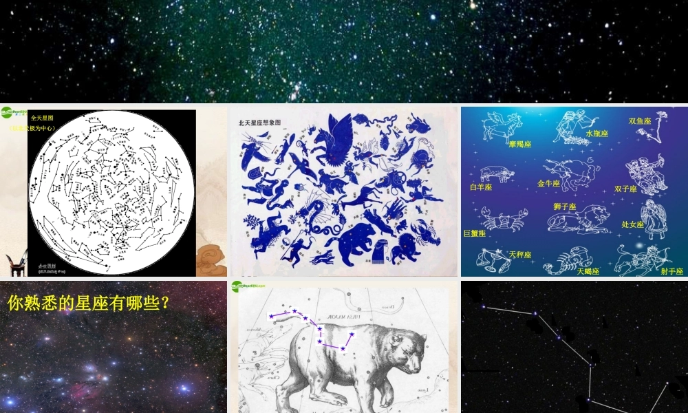 六年级科学上册 四季星空（1）课件 鄂教版