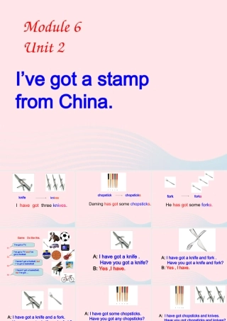 六年级英语上册 Module 6 Unit 2 I've got a stamp from China 课件 外研版（三起）-外研版小学六年级上册英语课件