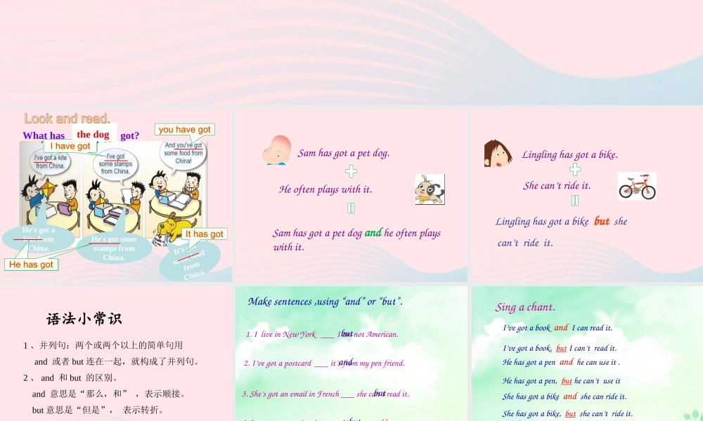 六年级英语上册 Module 6 Unit 2 I've got a stamp from China课件  外研版（三起）-外研版小学六年级上册英语课件