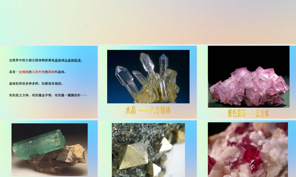 六年级科学下册 第一单元 微小世界 3放大镜下的晶体课件 教科版-教科版小学六年级下册自然科学课件