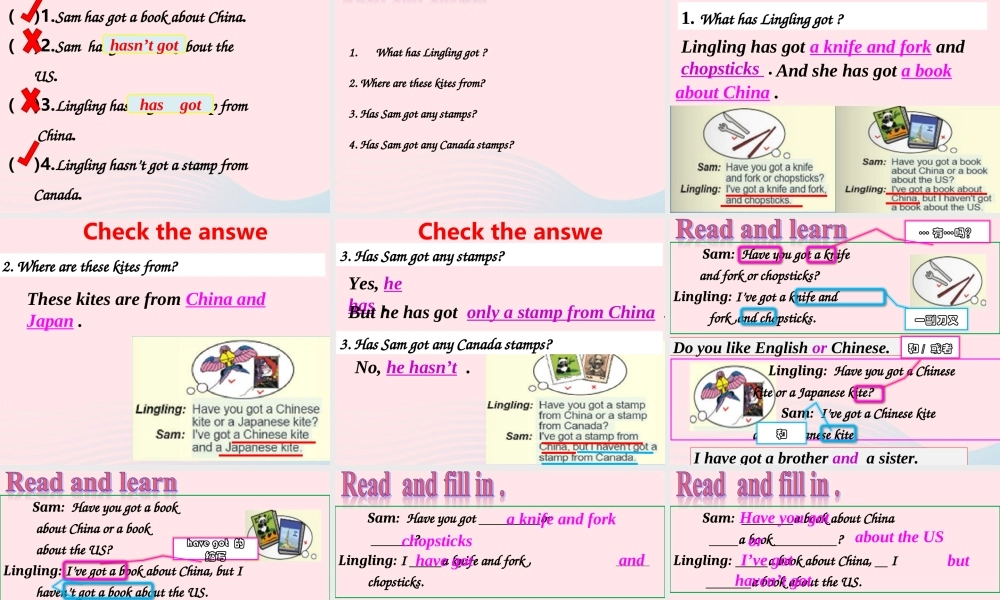 六年级英语上册 Module 6 Unit 2 I've got a stamp from China课件 外研版（三起）-外研版小学六年级上册英语课件