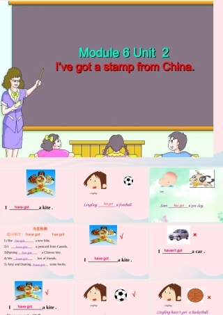 六年级英语上册 Module 6 Unit 2 I've got a stamp from China课件外研版（三起）-外研版小学六年级上册英语课件