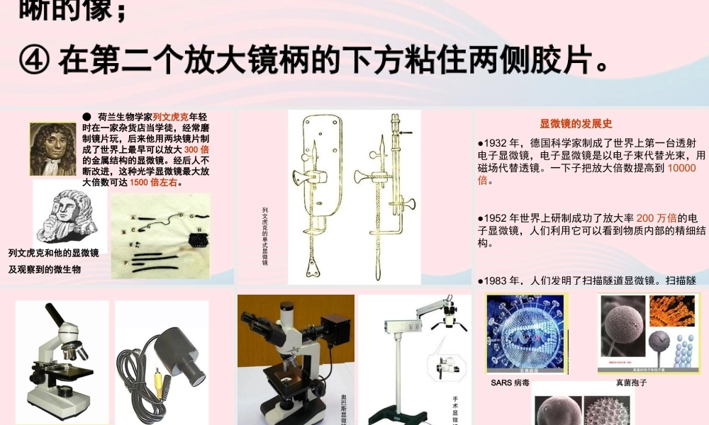 六年级科学下册 第一单元 微小世界 4怎样放得更大课件2 教科版-教科版小学六年级下册自然科学课件