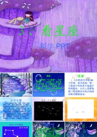 六年级科学上册 看星座课件5 苏教版-苏教版小学六年级上册自然科学课件