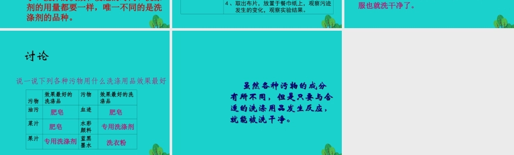 六年级科学上册 洗衣服的学问课件 苏教版-苏教版小学六年级上册自然科学课件
