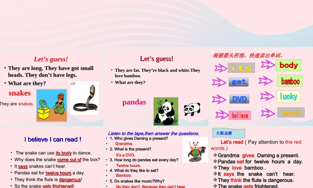 六年级英语上册 Module 7 Unit 1 I don't believe it课件外研版（三起）-外研版小学六年级上册英语课件