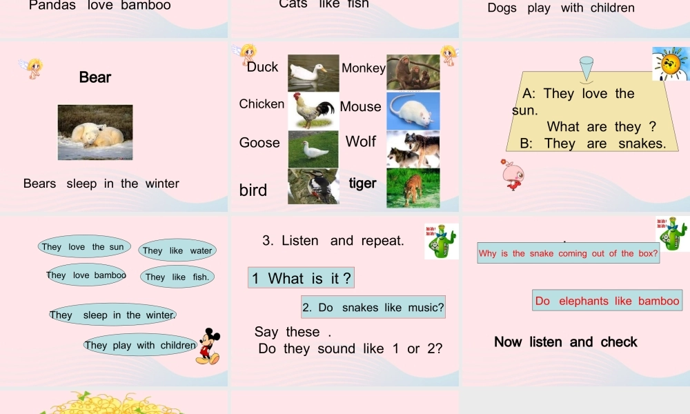 六年级英语上册 Module 7 Unit 2 pandas love bamboo课件外研版（三起）-外研版小学六年级上册英语课件
