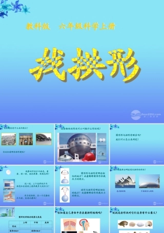 六年级科学上册 找拱形课件 教科版