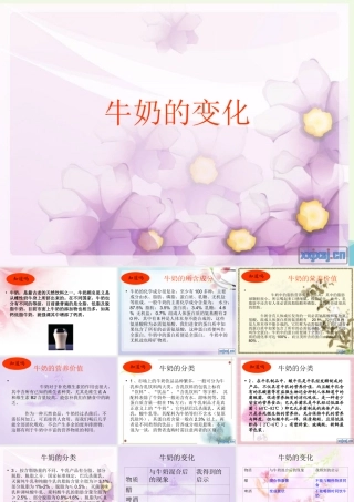 六年级科学上册 牛奶的变化课件11 青岛版-青岛版小学六年级上册自然科学课件