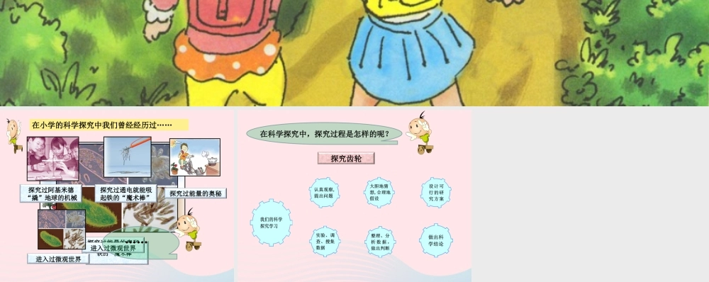 六年级科学下册 四 我们学习了科学探究 1 我们的科学学习历程课件（1） 湘教版-湘教版小学六年级下册自然科学课件