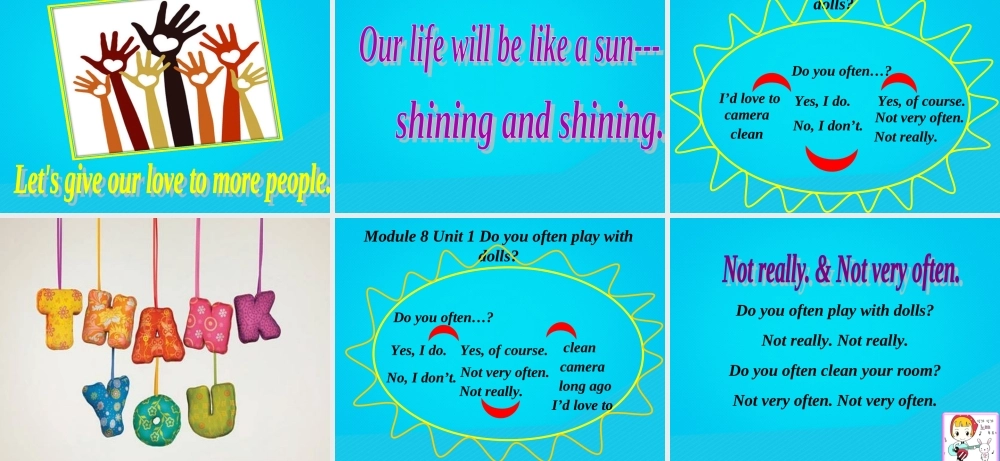 六年级英语上册 Module 8 Unit 1 Do you often play with dolls课件 外研版（三起）-外研版小学六年级上册英语课件