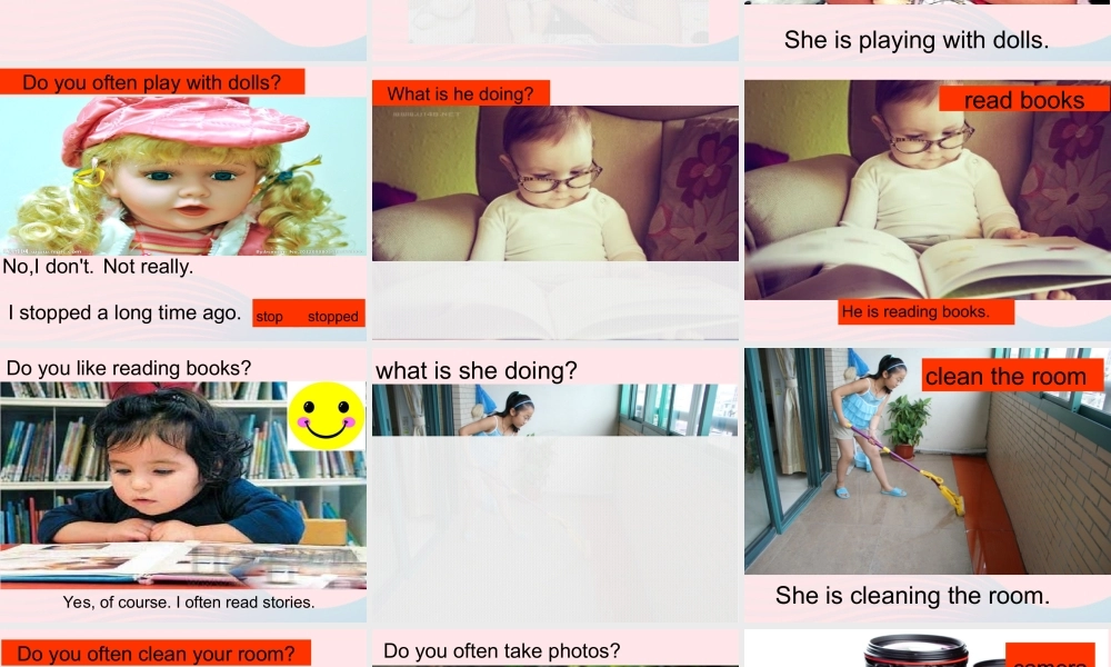 六年级英语上册 Module 8 Unit 1 Do you often play with dolls课件外研版（三起）-外研版小学六年级上册英语课件