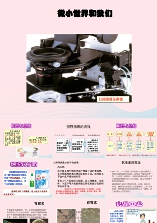 六年级科学下册 第一单元 微小世界 8 微小世界和我们课件6 教科版-教科版小学六年级下册自然科学课件