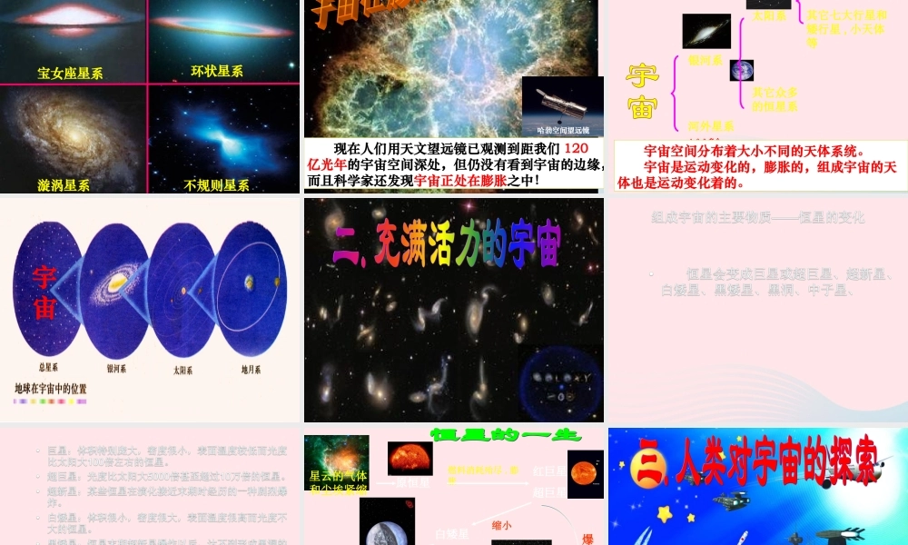 六年级科学下册 四 无限宇宙 3 探索宇宙课件（2） 新人教版-新人教版小学六年级下册自然科学课件