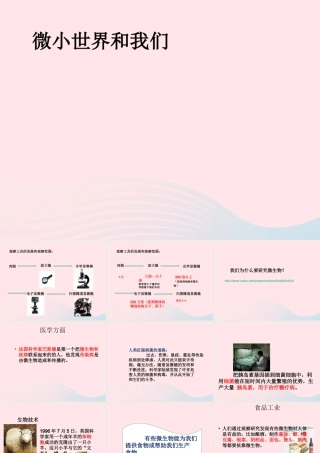 六年级科学下册 第一单元 微小世界 8 微小世界和我们课件7 教科版-教科版小学六年级下册自然科学课件