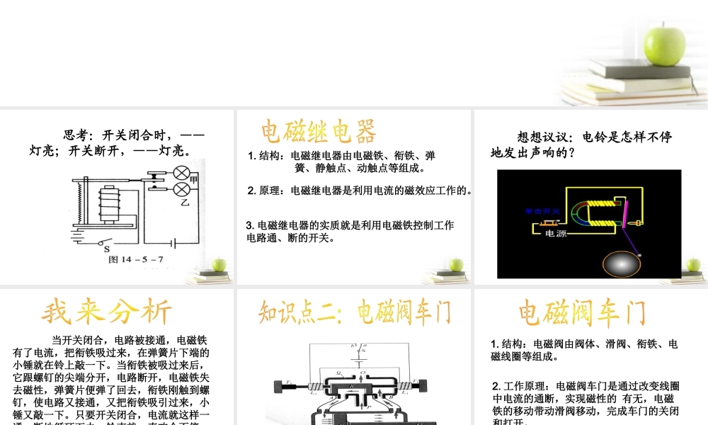 六年级科学下册 通电线圈（二）1课件 青岛版