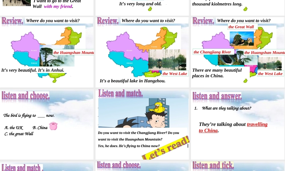 六年级英语上册 Module 9 Unit 2 I want to go to Shanghai课件 外研版（三起）-外研版小学六年级上册英语课件