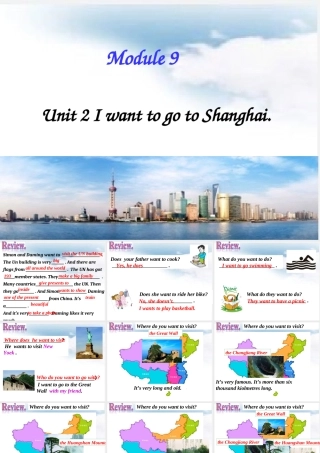 六年级英语上册 Module 9 Unit 2 I want to go to Shanghai课件 外研版（三起）-外研版小学六年级上册英语课件