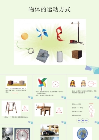六年级科学上册 物体的运动方式课件11 青岛版-青岛版小学六年级上册自然科学课件