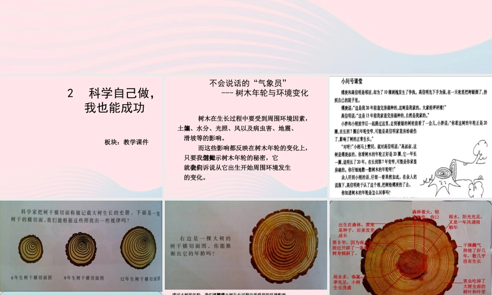 六年级科学下册 五 科学的历程 2 科学自己做，我也能成功课件 湘教版-湘教版小学六年级下册自然科学课件