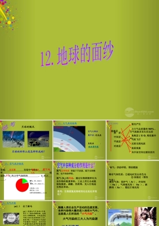 六年级科学下册《地球的面纱》课件3 青岛版