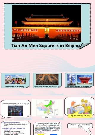 六年级英语上册 Module 9 Unit 2 I want to go to Shanghai课件外研版（三起）-外研版小学六年级上册英语课件