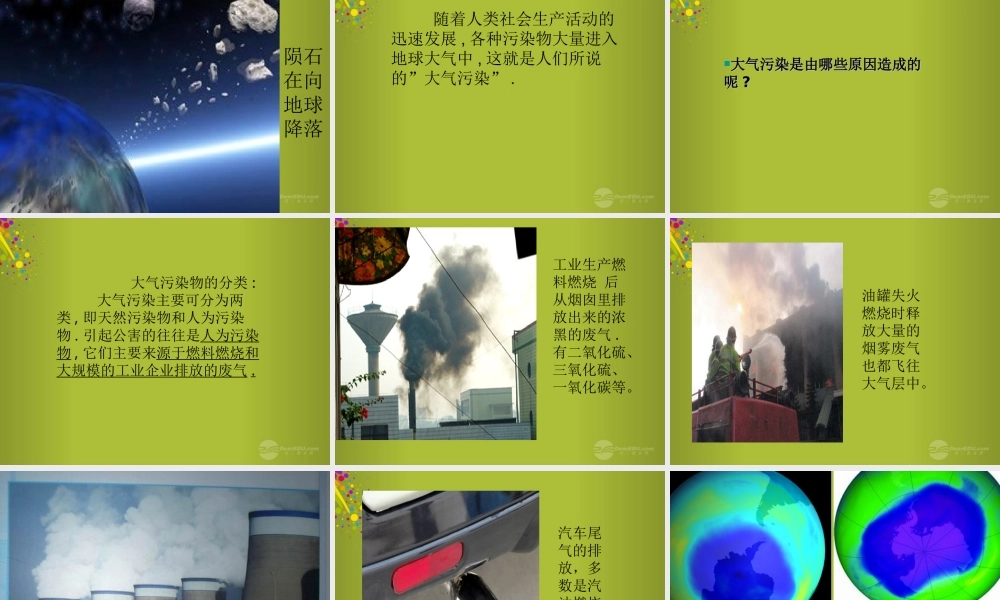 六年级科学下册《地球的面纱》课件6 青岛版