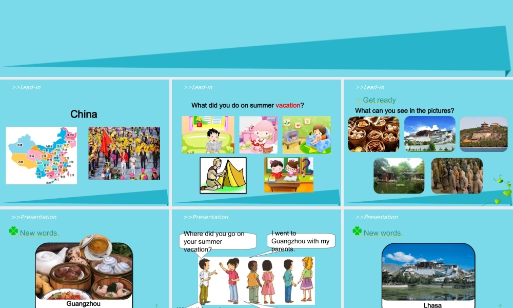 六年级英语上册 Unit 1 In China（Lesson 1）课件 人教新起点-人教新起点小学六年级上册英语课件