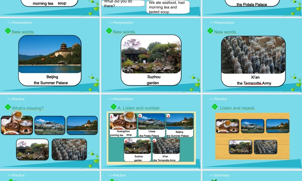 六年级英语上册 Unit 1 In China（Lesson 1）课件 人教新起点-人教新起点小学六年级上册英语课件