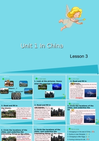 六年级英语上册 Unit 1 In China（Lesson 3）课件 人教新起点-人教新起点小学六年级上册英语课件