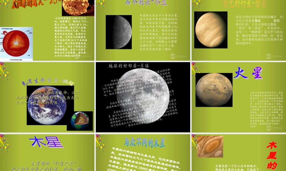 六年级科学下册《太阳家族》课件5 青岛版