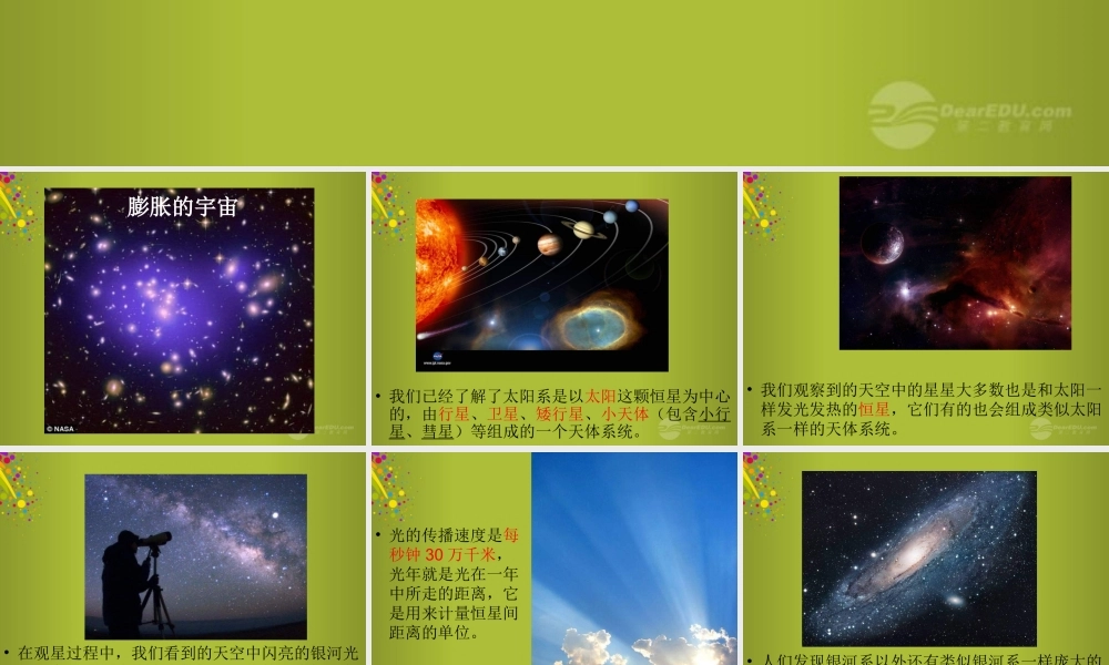 六年级科学下册《探索宇宙》课件 青岛版