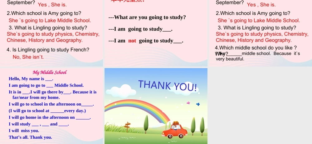 六年级英语上册 Module 10 Unit 2 Go straight on课件 外研版（三起）-外研版小学六年级上册英语课件