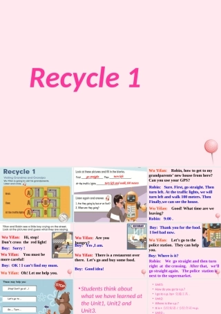 六年级英语上册 recycle 1课件1 人教PEP-人教PEP小学六年级上册英语课件