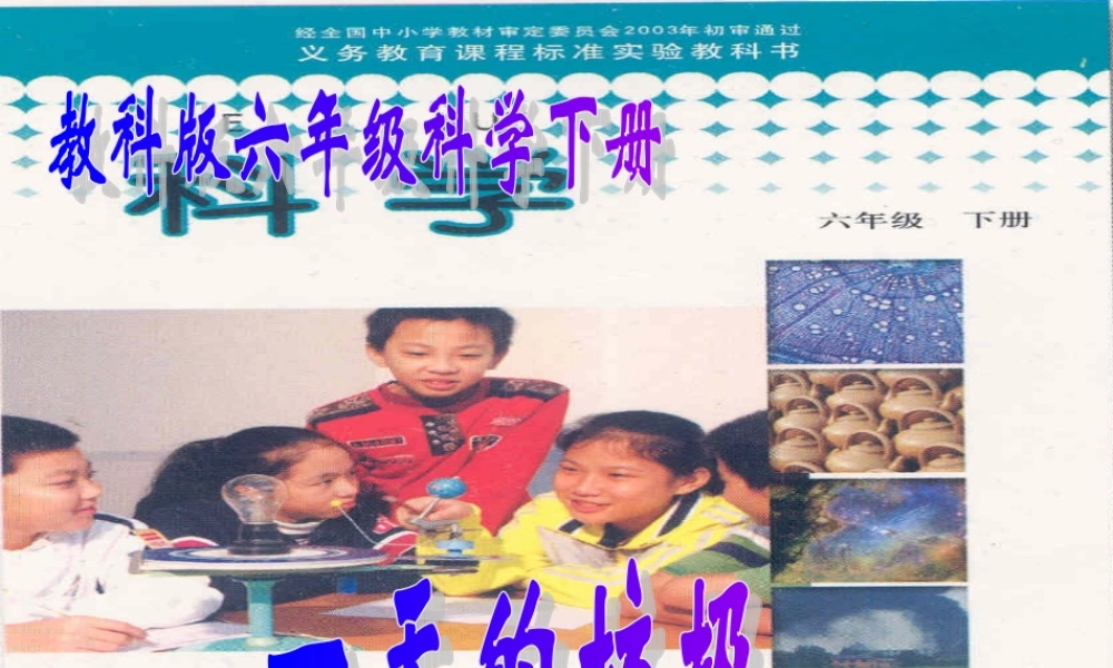 六年级科学下册 一天的垃圾1课件 教科版