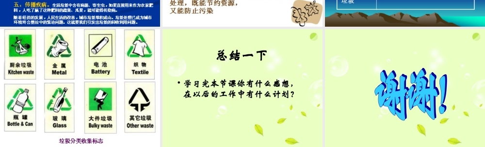 六年级科学下册 一天的垃圾1课件 教科版