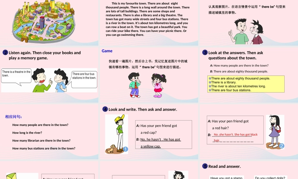 六年级英语上册 Review Module Unit 1课件