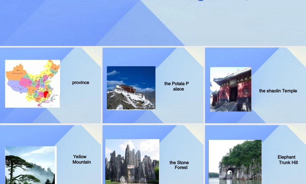 六年级英语上册《Unit 1 In china》（Lesson 1）课件 人教新起点-人教新起点小学六年级上册英语课件