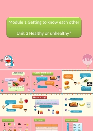 六年级英语上册 Unit 3 Healthy or unhealthy课件 牛津上海版-牛津上海版小学六年级上册英语课件