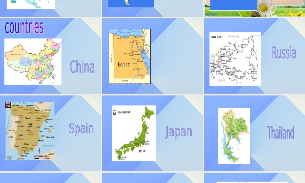 六年级英语上册《Unit 2 Around the world》（Lesson 7）课件 人教新起点-人教新起点小学六年级上册英语课件