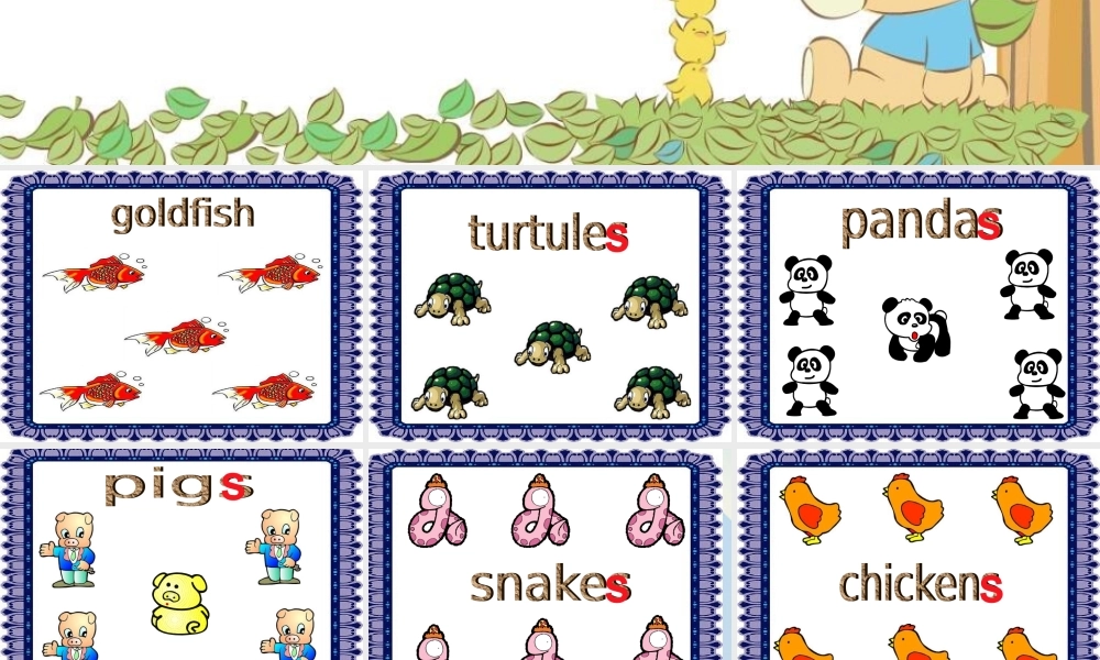 六年级英语上册《Unit 3 Animal world》课件 人教新起点-人教新起点小学六年级上册英语课件