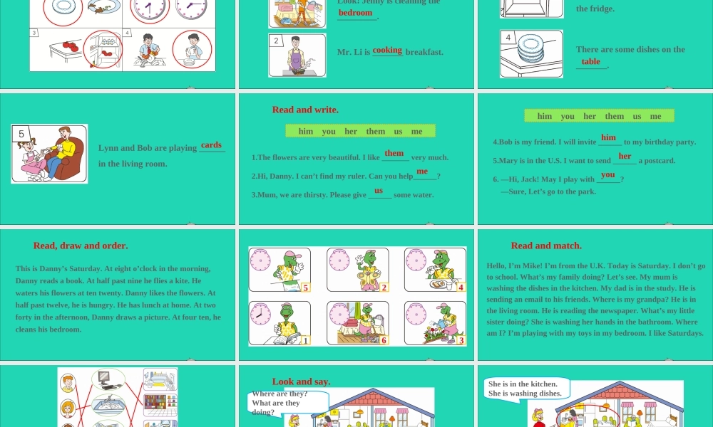 六年级英语上册 Unit 1 Li Ming Goes to Canada（Again please）课件+素材 冀教版（三起）