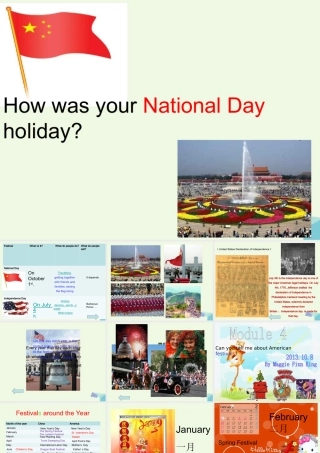 六年级英语上册 Unit 1 Can you tell me about American festivals课件1 外研版（一起）-外研版小学六年级上册英语课件