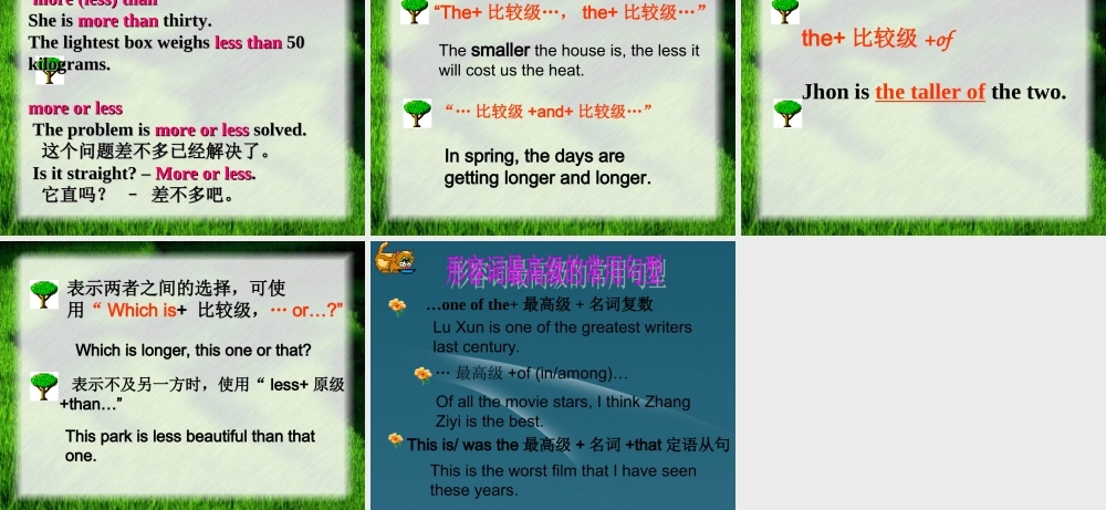 六年级英语下册 Fun Time 1 形容词比较级课件 新人教版