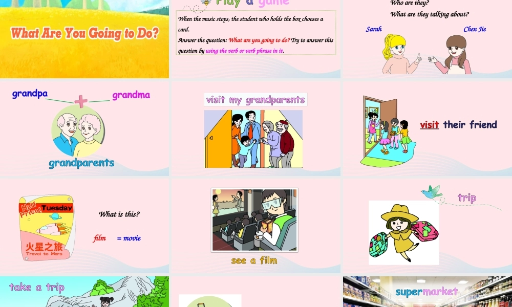 六年级英语上册 Unit 3 My weekend plan Part A 第2课时上课课件+素材 人教PEP版