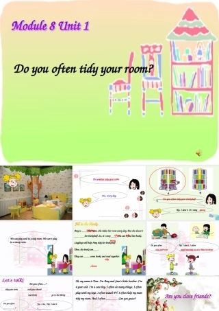 六年级英语上册 Unit 1 Do you often tidy your room课件2 外研版（一起）-外研版小学六年级上册英语课件