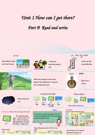 六年级英语上册 Unit 1 Part B 第5课时课件