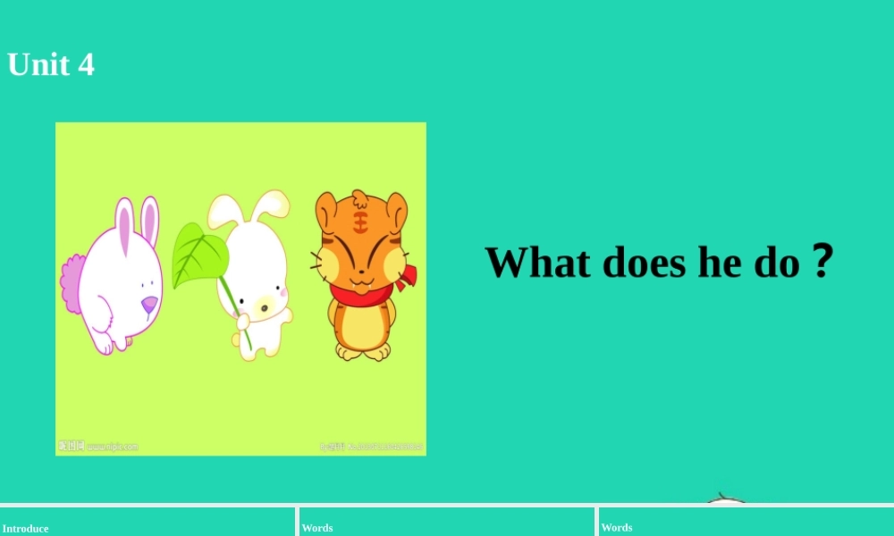 六年级英语上册 Unit 5 What does he do（第2课时）课件 人教PEP版-人教PEP小学六年级上册英语课件