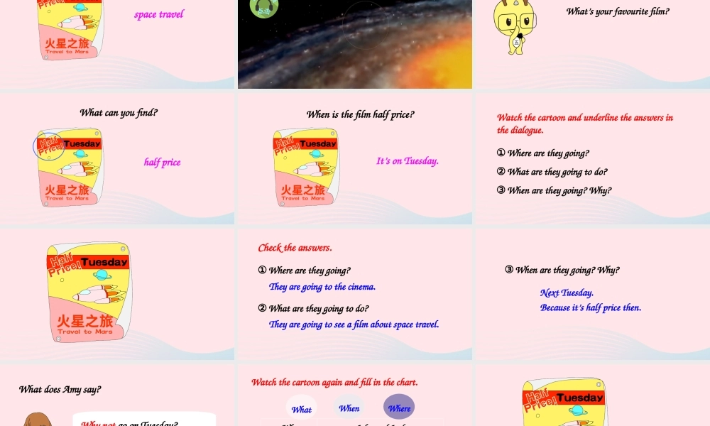 六年级英语上册 Unit 3 My weekend plan Part B 第3课时上课课件+素材 人教PEP版