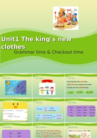 六年级英语上册 Unit 1 The king’s new clothes（第2课时）教学课件 牛津译林版（三起）-牛津版小学六年级上册英语课件